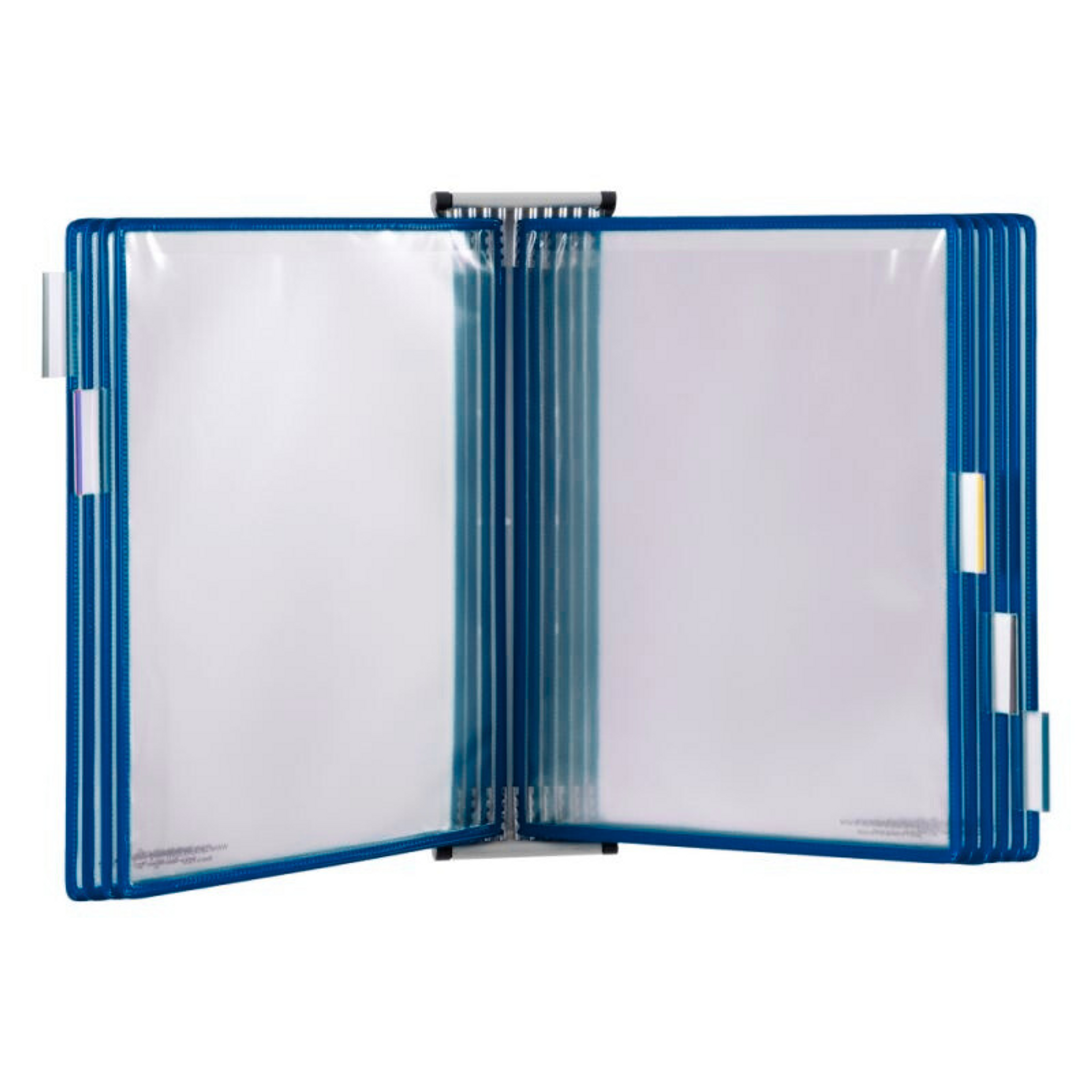 Wandhalterset mit 10 Taschen, blau