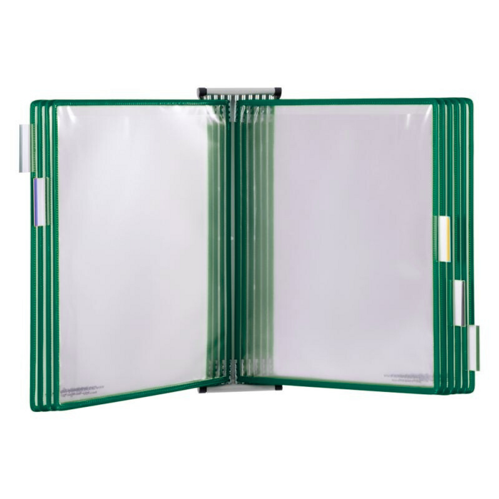 Wandhalterset mit 10 Taschen, grün