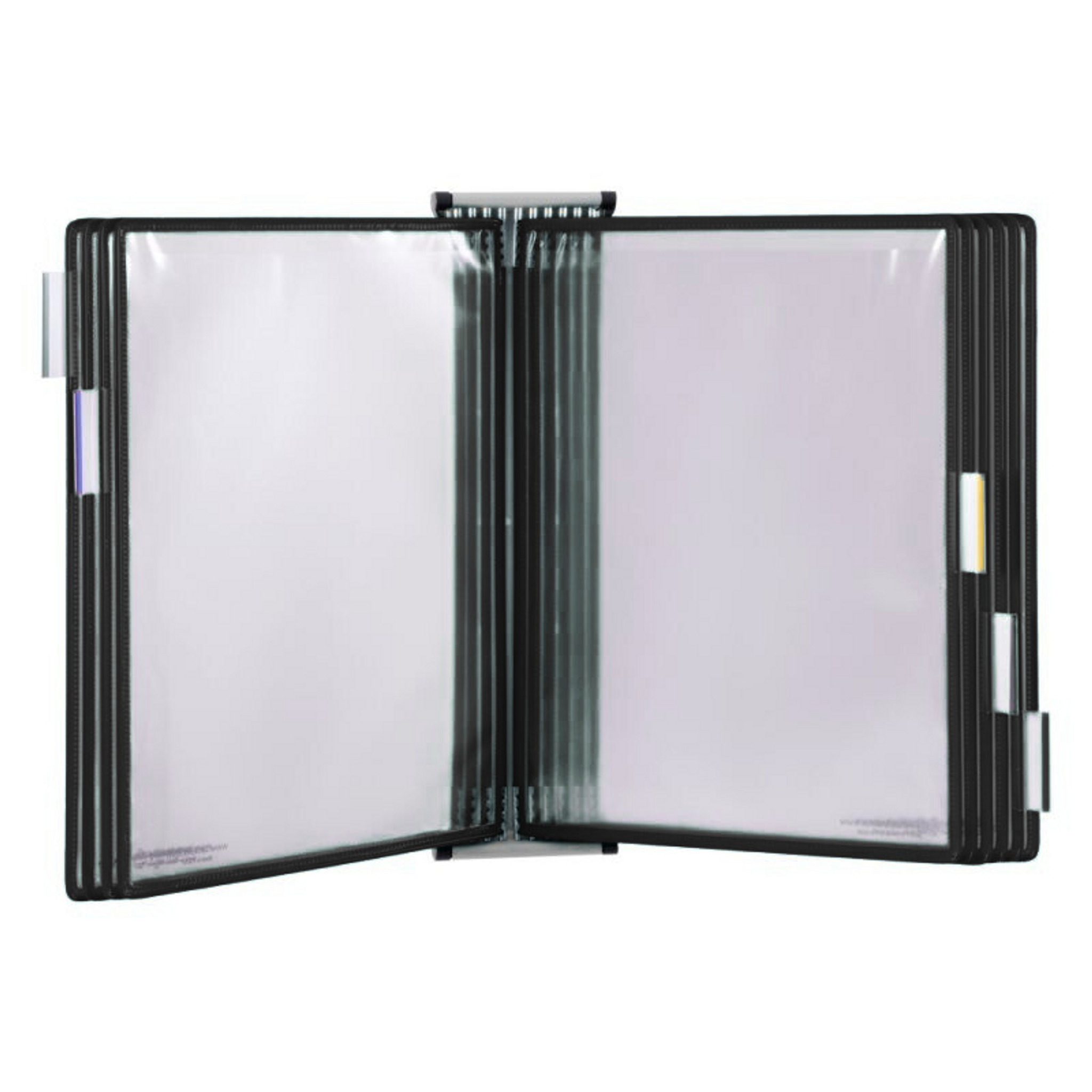 Wandhalterset mit 10 Taschen, schwarz