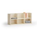 Wandregal 800 x 200 x 350 mm, Eiche natur