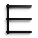 Wandregal für Holz und Langmaterial, 3 Ebenen, 350 × 410 mm (1 Paar)