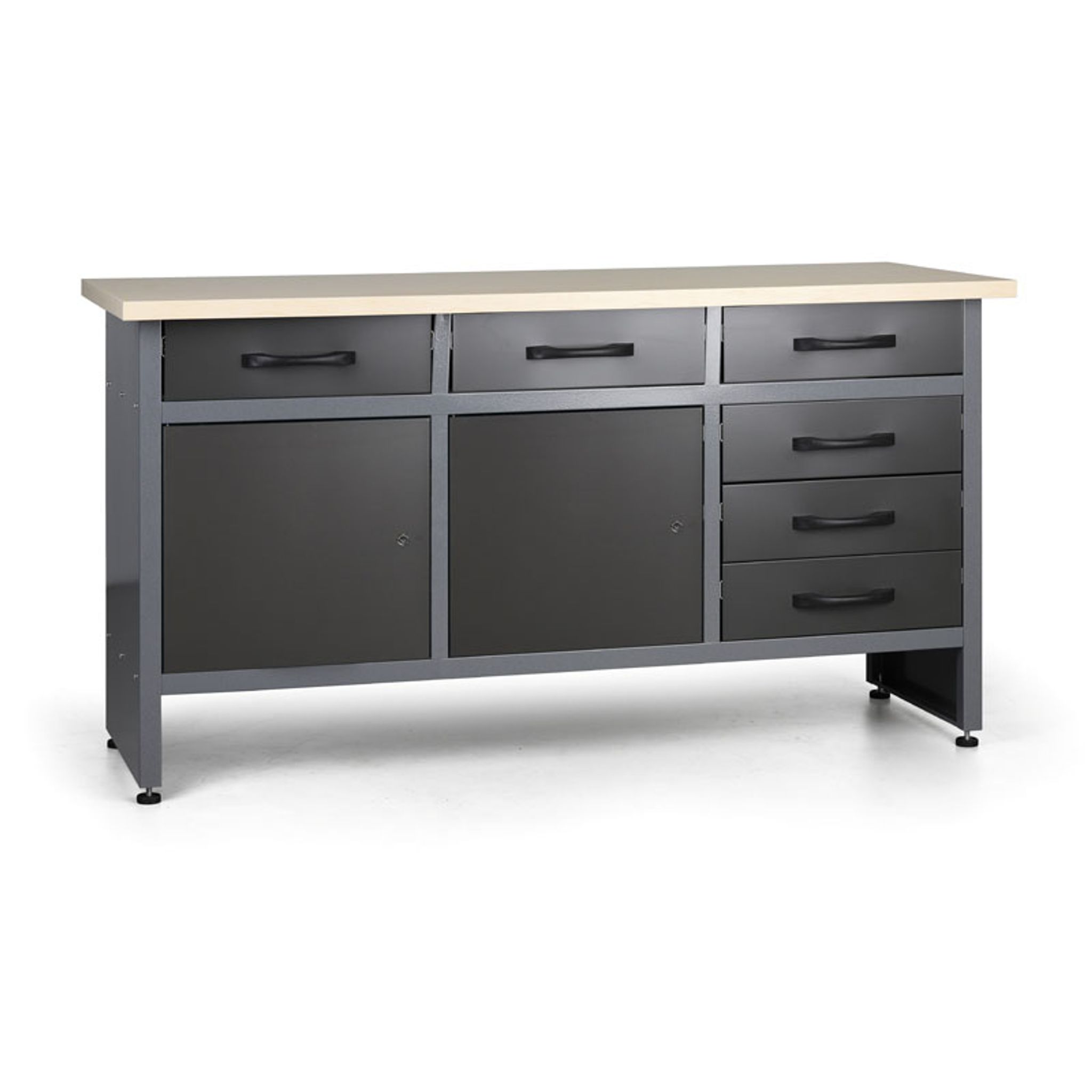 Werkbank G1, 6 Schubladen, 2 Schränke