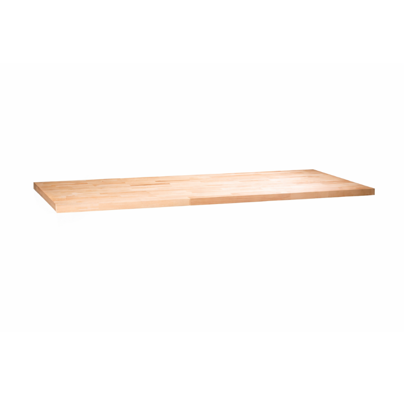 B2B Partner Werkbankplatte, Buche-Massiv-Platte, 1700 x 685 x 40 mm