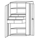 Werkstattschrank Metall, 1950x950x500 mm, 2 Fachböden, 6 Schubladen