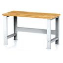 Werkstatttisch MECHANIC, höhenverstellbare Unterlage, 1500x685x700-1055 mm