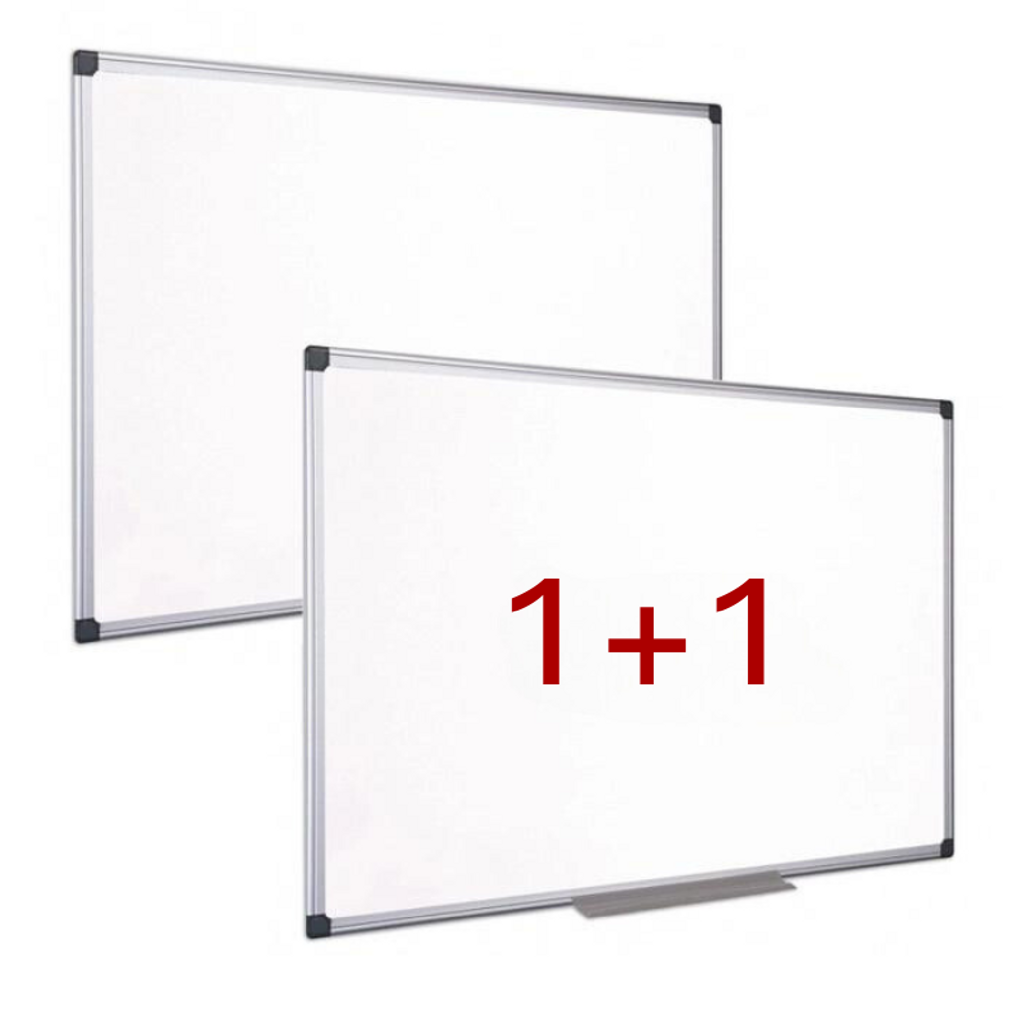 Whiteboard, Magnettafel 1+1 GRATIS, weiß, magnetisch, 1200x900 mm