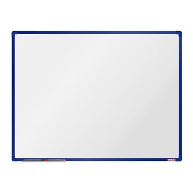 Whiteboard, Magnettafel boardOK, 1200 x 900 mm, blauer Rahmen