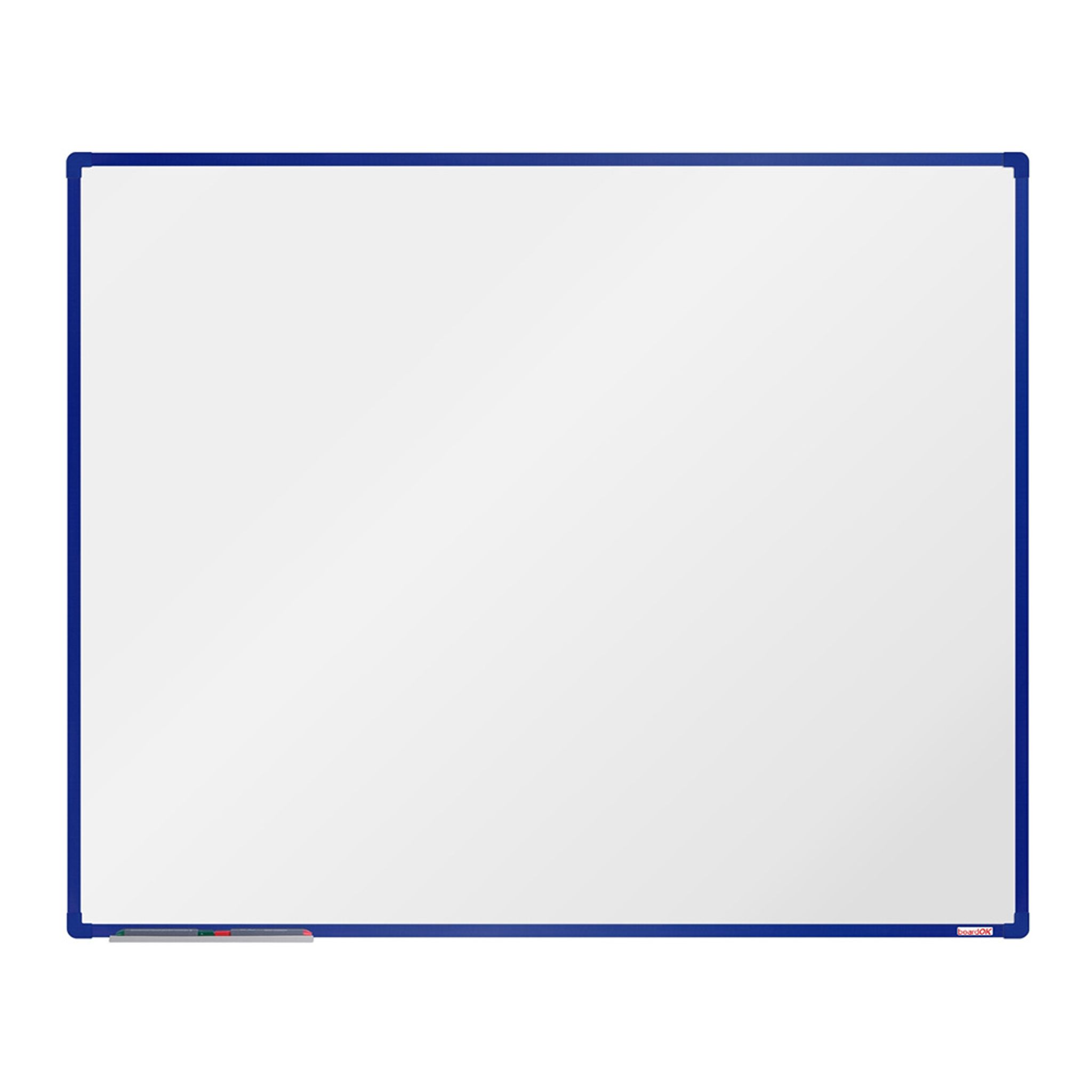 Whiteboard, Magnettafel boardOK, 1500 x 1200 mm, blauer Rahmen