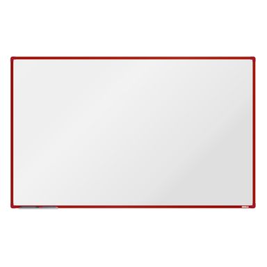 Whiteboard, Magnettafel boardOK, 2000 x 1200 mm, roter Rahmen