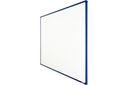 Whiteboard, Magnettafel, mit Keramikoberfläche boardOK, 1500 x 1200 mm, blauer Rahmen