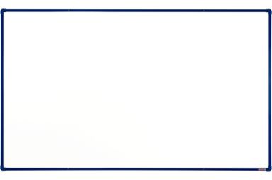 Whiteboard, Magnettafel, mit Keramikoberfläche boardOK, 2000 x 1200 mm, blauer Rahmen