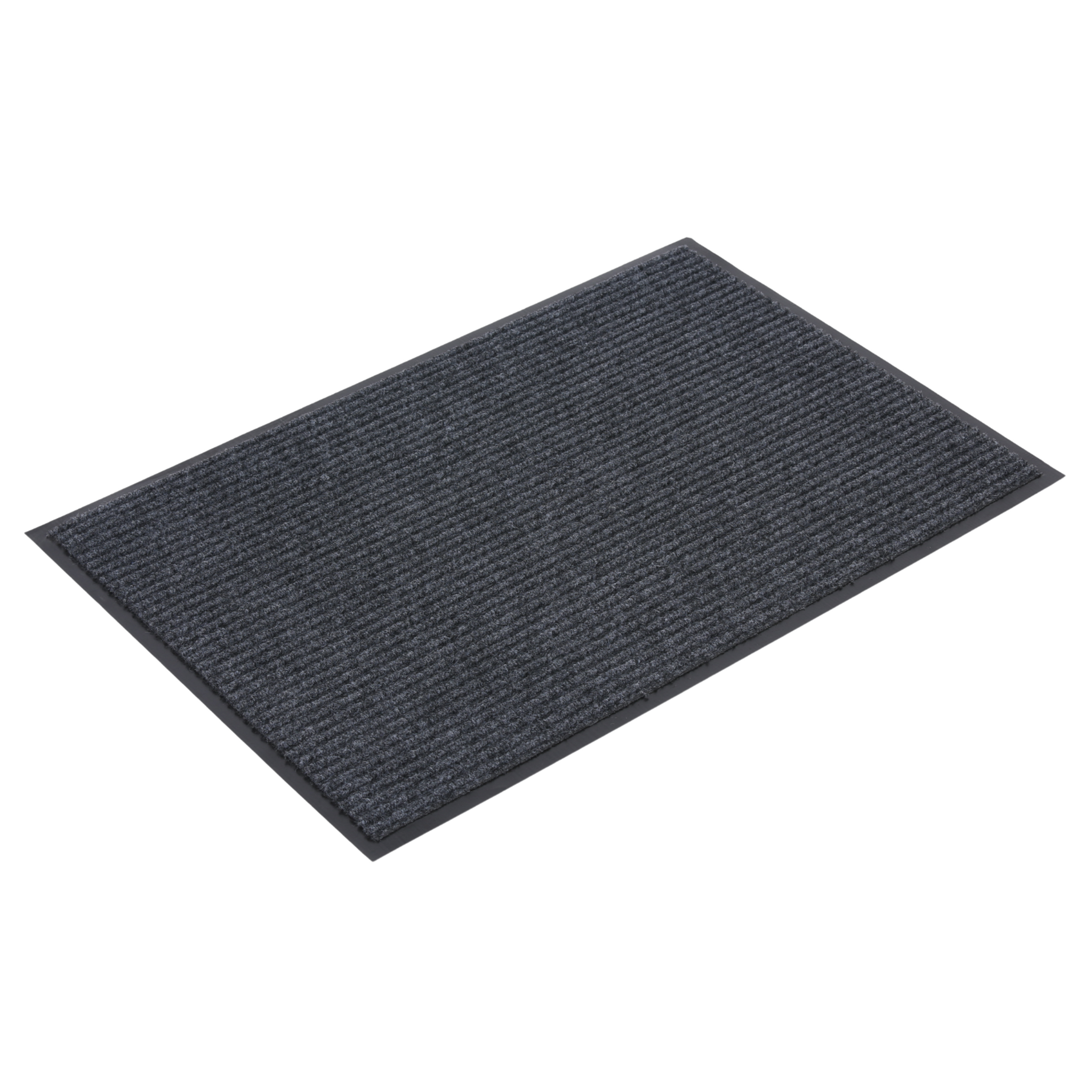 Widerstandsfähige Eingangsmatte mit PVC, 120 x 180 cm, grau