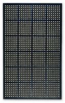 Widerstandsfähige Gummimatte, 90 x 150 cm, schwarz