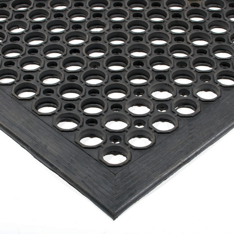 COBA Widerstandsfähige Gummimatte, 90 x 150 cm, schwarz 3