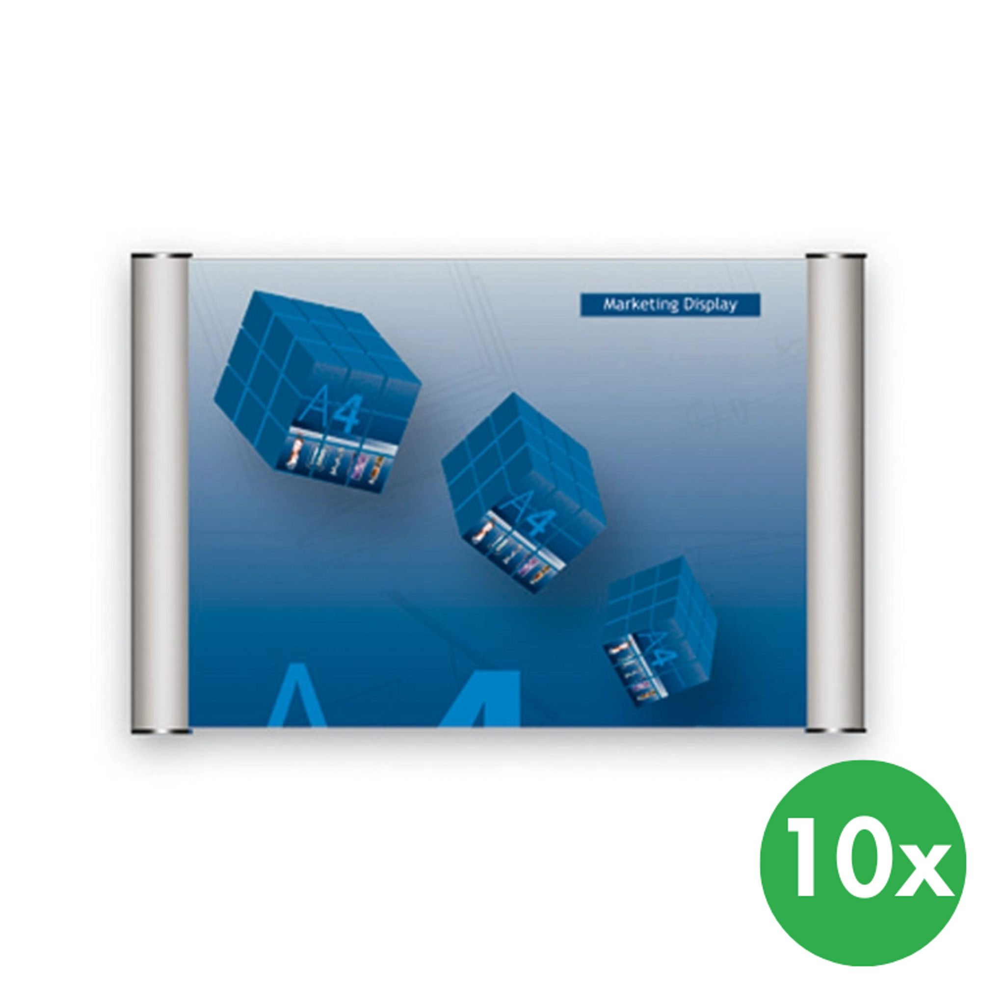 Wizytówki na drzwi na klipsie, dla formatu 50 x 148 mm, 10 szt.
