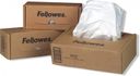 Worki na odpady do niszczarek Fellowes, 100 szt., 23 - 28 L