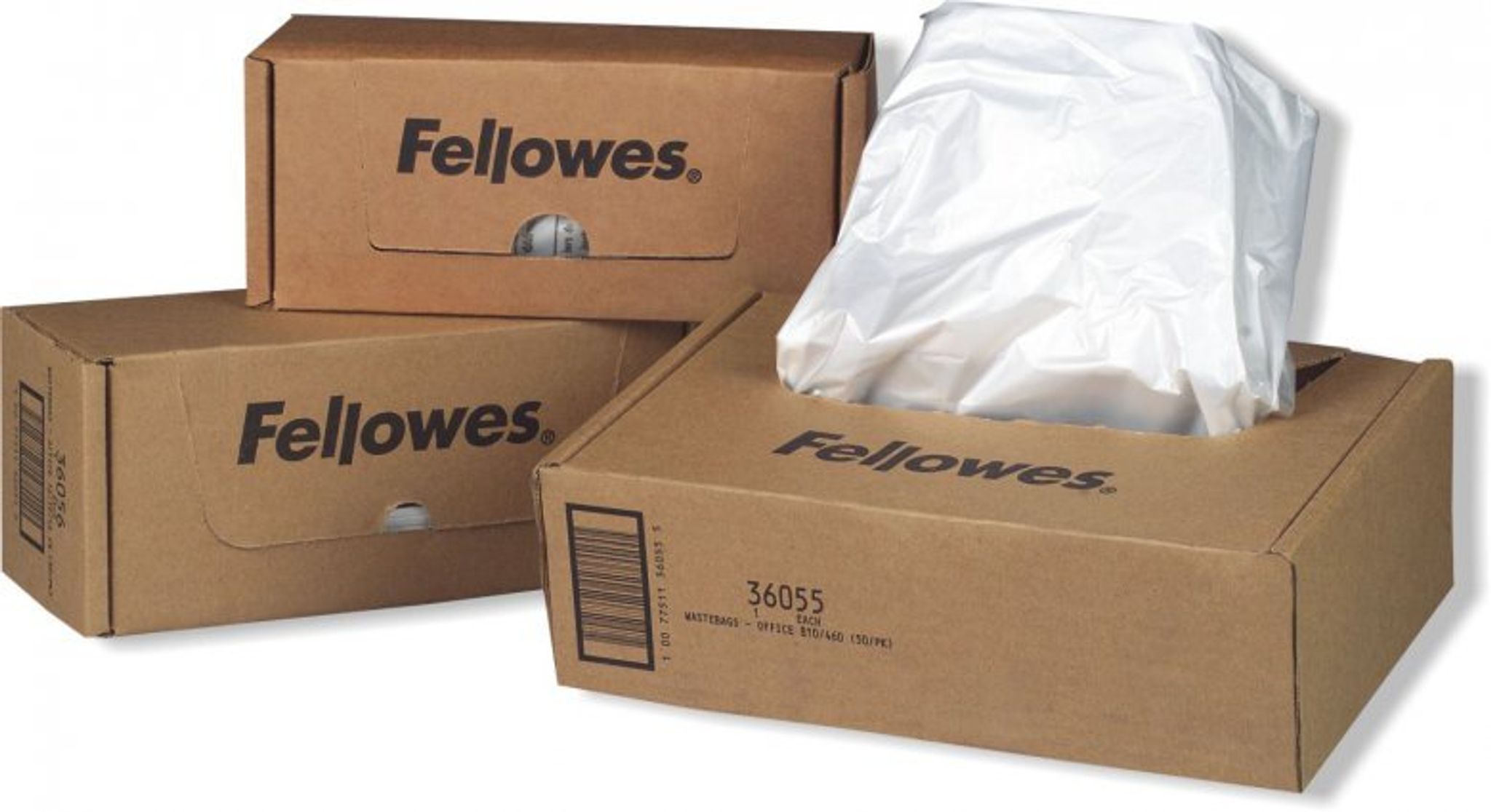 Worki na odpady do niszczarek Fellowes, 100 szt., 23 - 28 L