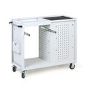 Wózek warsztatowy mobilny na narzedzia, 2 szuflady, 900 x 1080 x 470 mm