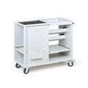 Wózek warsztatowy mobilny na narzedzia, 2 szuflady, 900 x 1080 x 470 mm