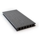 WPC-Terrassendielen, Hohlkammerprofil, 140 × 25 × 2850 mm, 4 Stk., grau