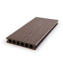 WPC-Terrassendielen, Hohlkammerprofil, 140 × 25 × 2850 mm, 4 Stk., kaffeebraun