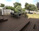 WPC-Terrassendielen, Hohlkammerprofil, 140 × 25 × 2850 mm, 4 Stk., schokoladenbraun