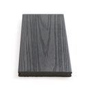 WPC-Terrassendielen koextrudiert, Vollprofil, 140 × 23 × 2850 mm, 4 Stk., dunkelgrau