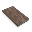 WPC-Terrassendielen koextrudiert, Vollprofil, 140 × 23 × 2850 mm, 4 Stk., rosewood