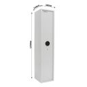 YUCON 5Waffenschrank - Mechanisches Schloss, 1450x300x340 mm YUCON 5Waffenschrank - Mechanisches Schloss, 1450x300x340 mm
