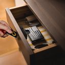 Zamek RFID z NFC F019, do montażu podtynkowego, czarny