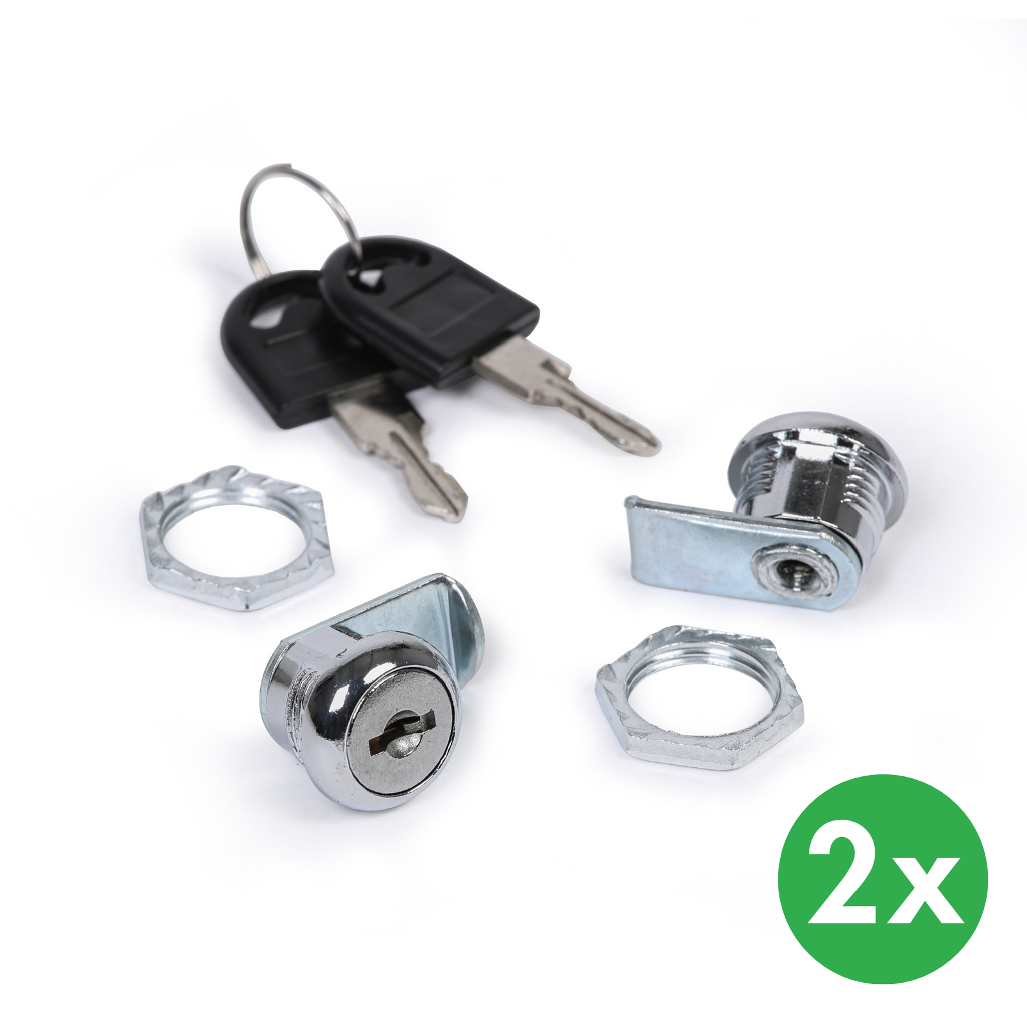 Zamki do skrzynek aluminiowych, 2 szt.
