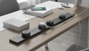 Zásuvka USB-A + USB-C pre zásuvkové lišty, čierna