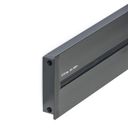 Zásuvková lišta, 600 mm, vložená, černá