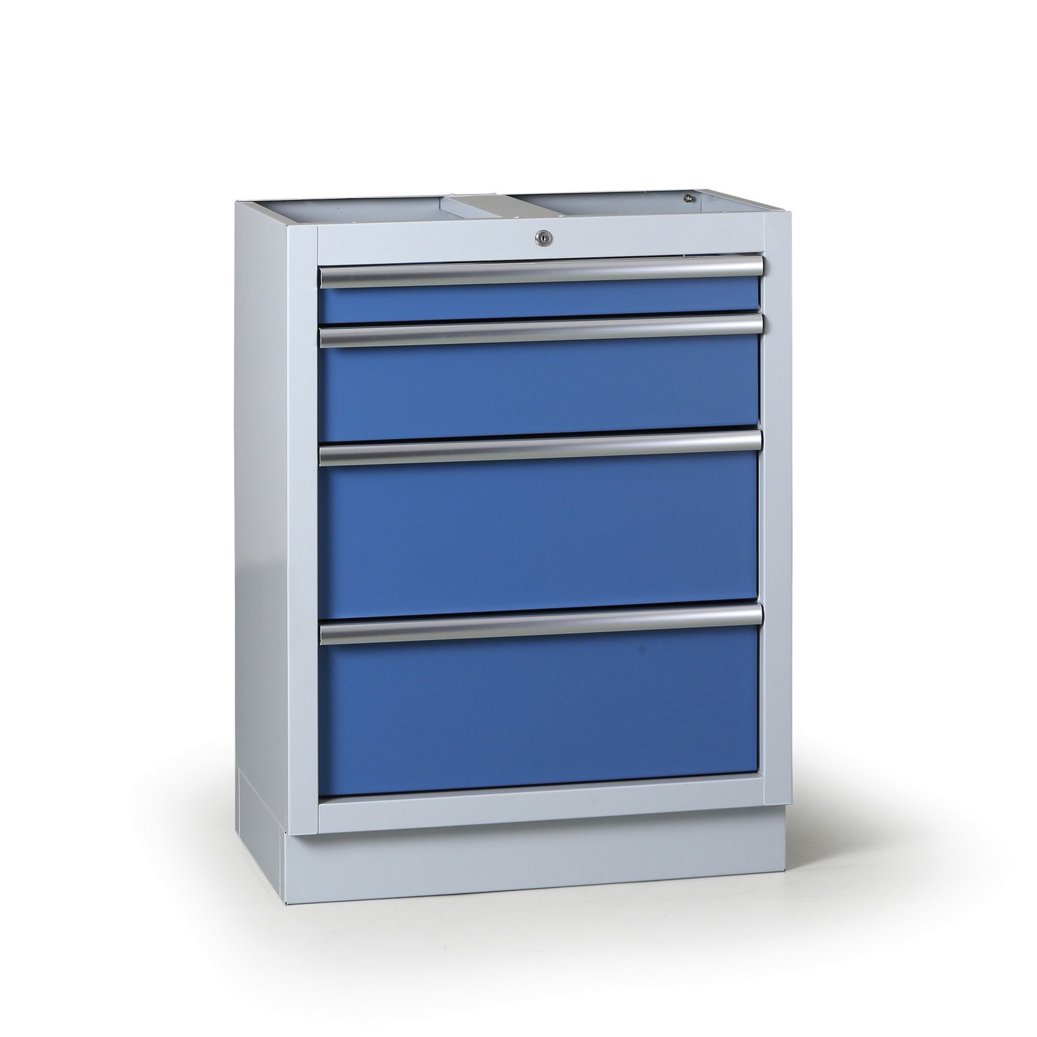 Zásuvkový dílenský box k pracovní desce EXPERT, 4 zásuvky, 680 x 455 x 910 mm