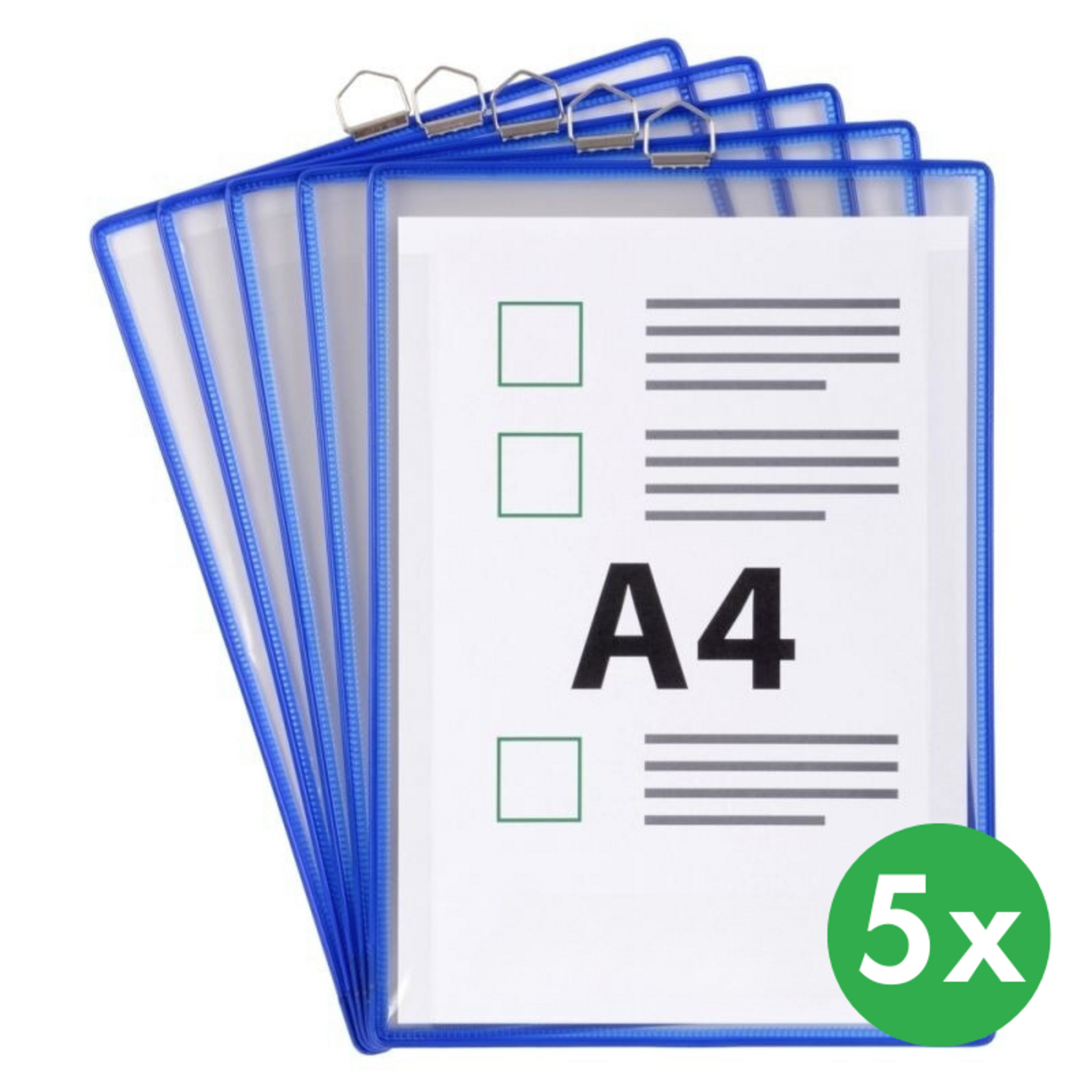 Závěsné kapsy TARIFOLD s očkem, A4 na výšku, modré