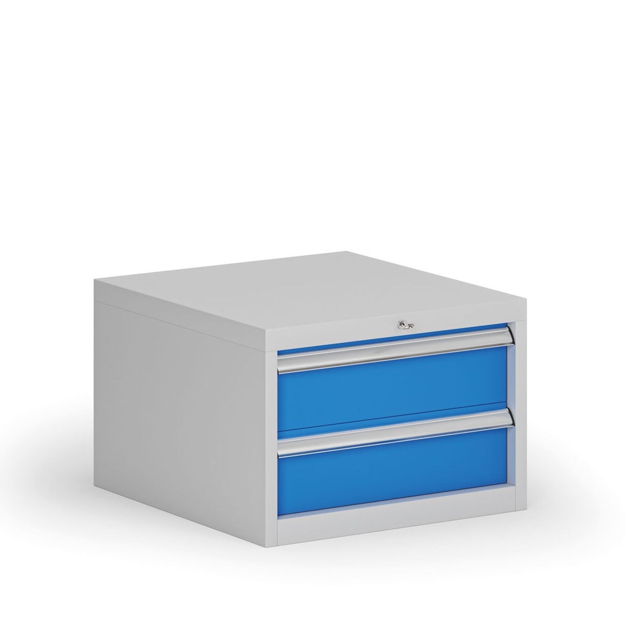 Závěsný dílenský box ke stolu G8, 2 zásuvky, 560 x 600 x 383 mm