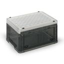 Zusammenklappbare Kunststoff-Regalbox M 20 l, 415×290×235 mm