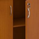 Zweitüriger Büroschrank MIRELLI, 800 x 400 x 800 mm, Kirschbaum